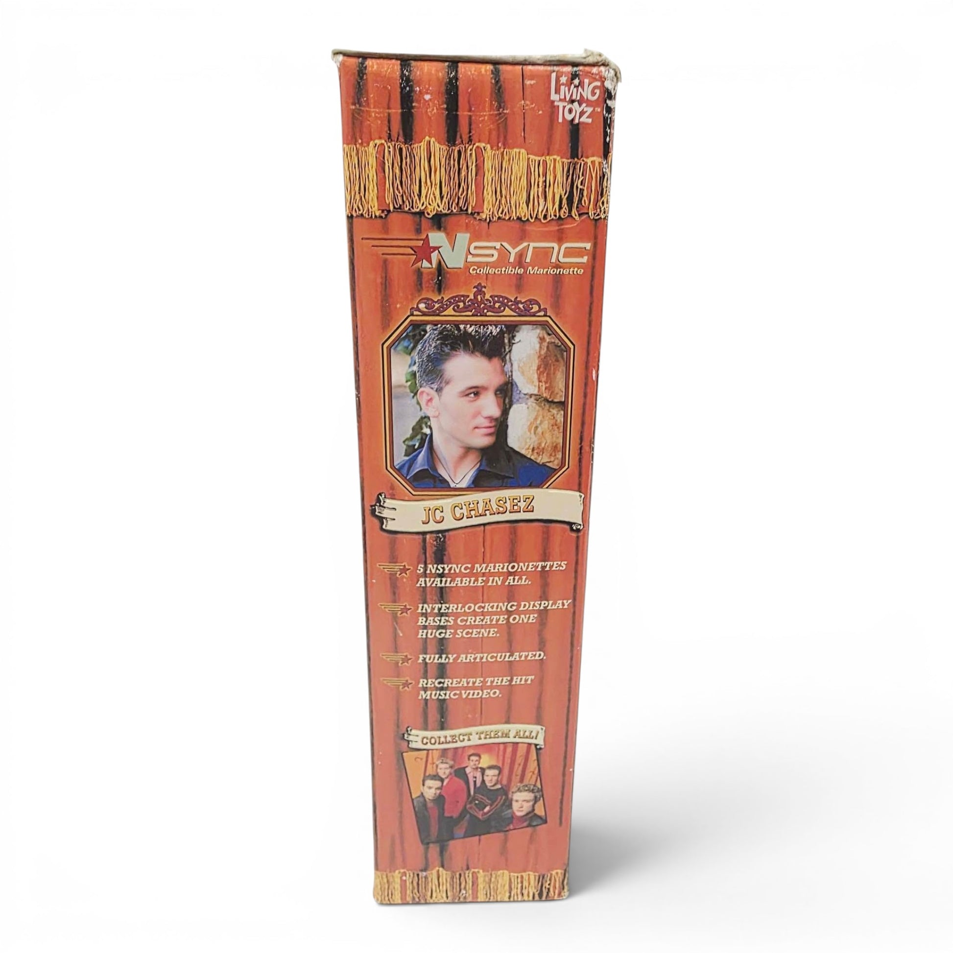 2000 NSYNC NSYNC Collectible Marionette JC Chasez celebrity doll — Right side