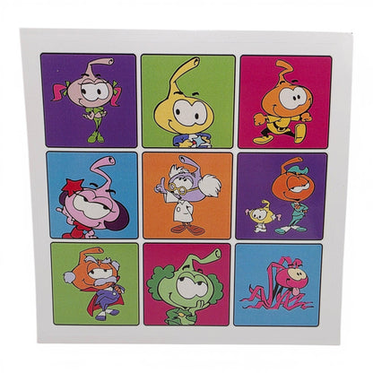 2000 – Snorks – Pick Your Fave Vinyl! 12.5cm x 12.5cm – Stickers – NNT