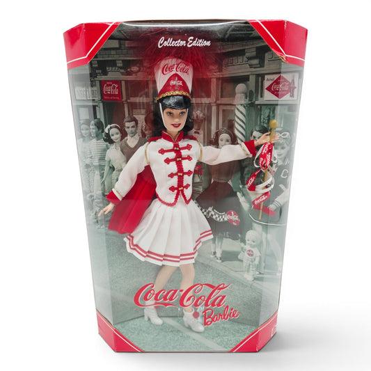 2001 Barbie Coca-Cola Barbie Series Majorette doll — Front view