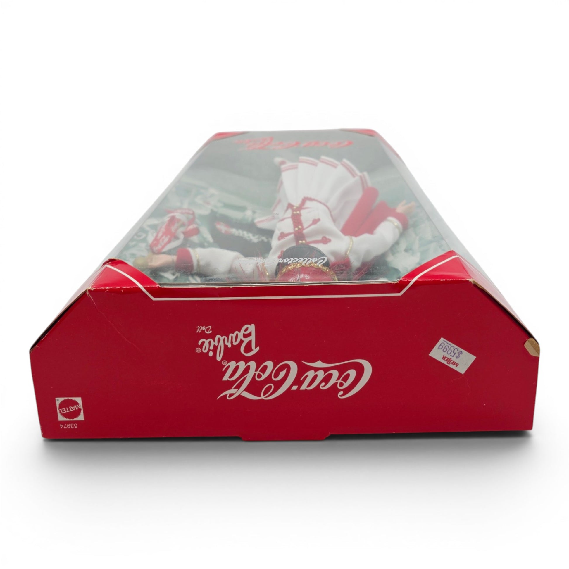 2001 Barbie Coca-Cola Barbie Series Majorette doll — Top view