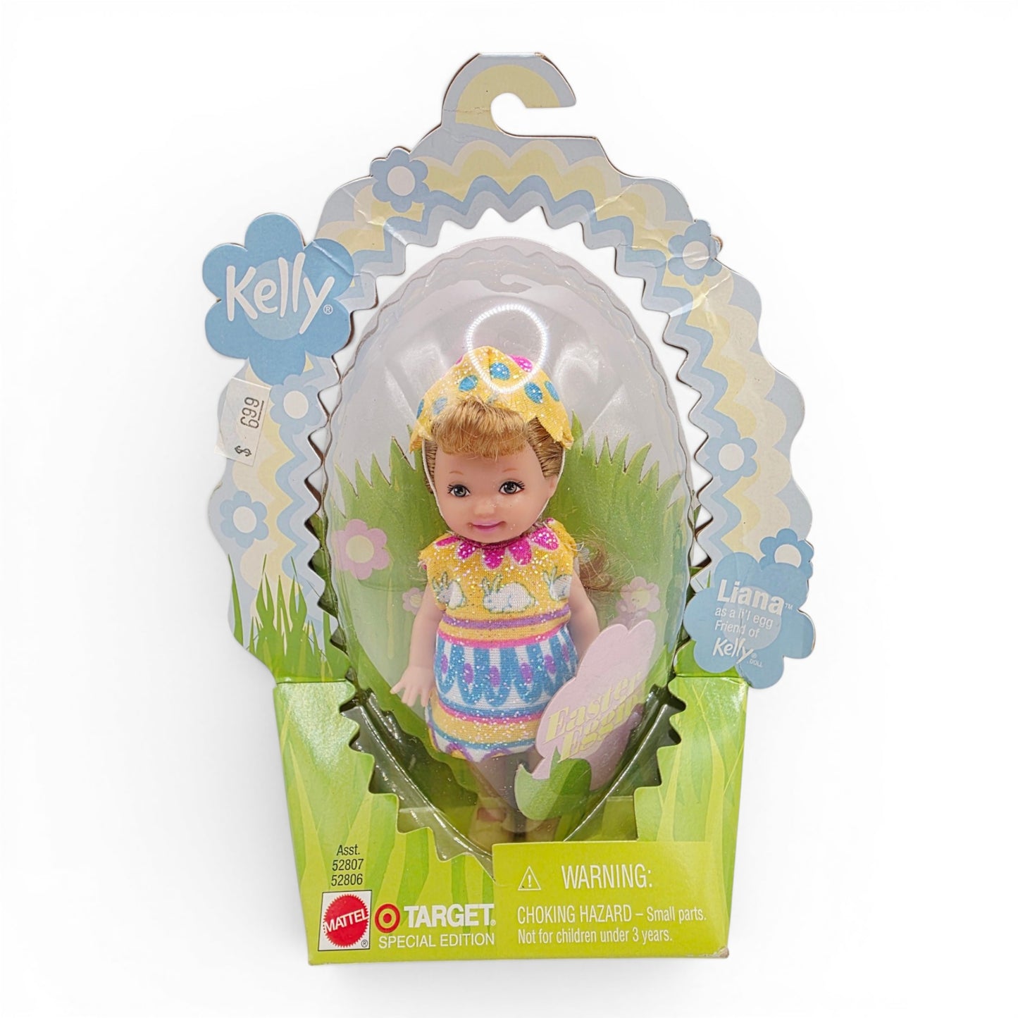 2001 Barbie Easter Eggie Liana as a Lil Egg doll — Front view