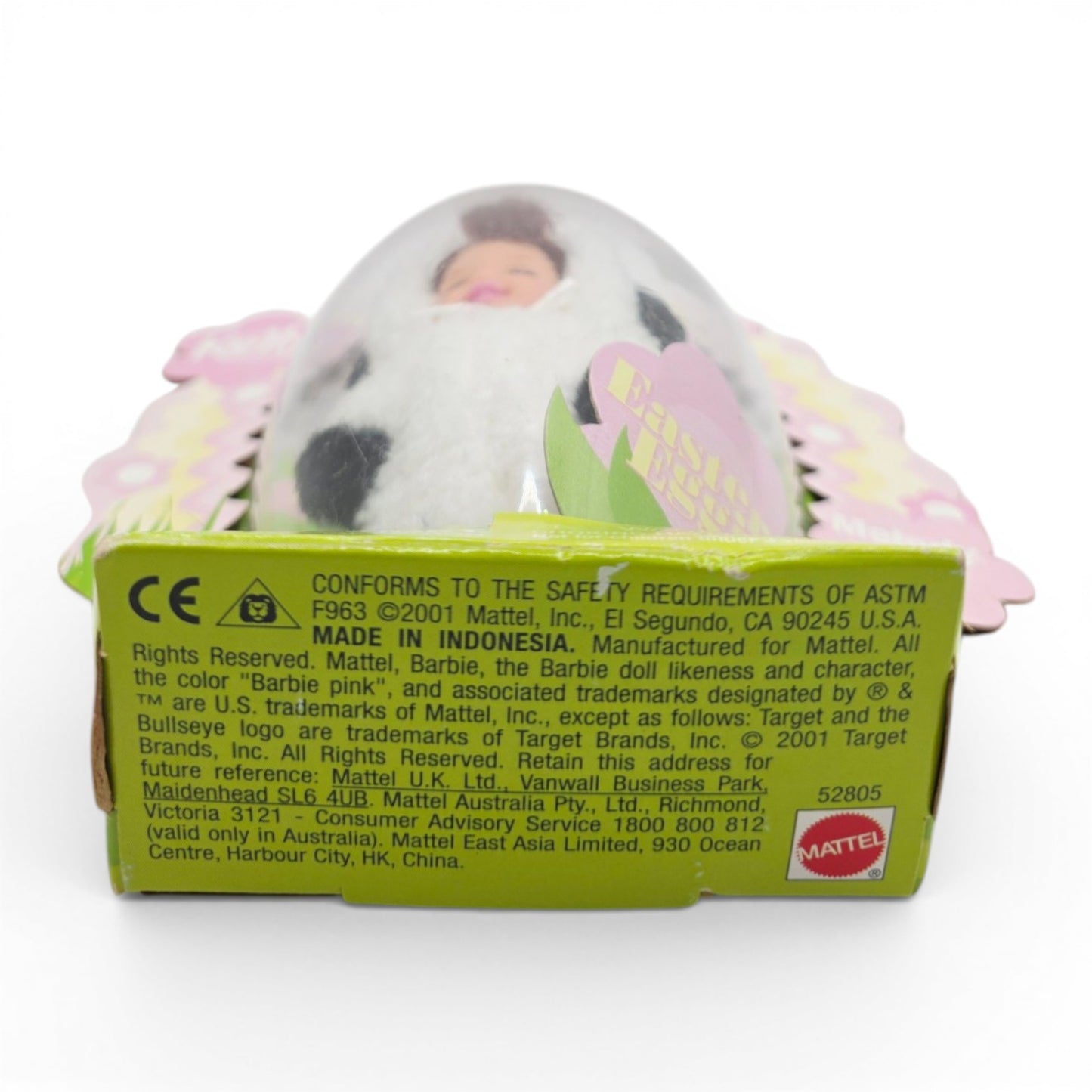 2001 Barbie Easter Eggie Melody as a Lil Lamb doll — Bottom view