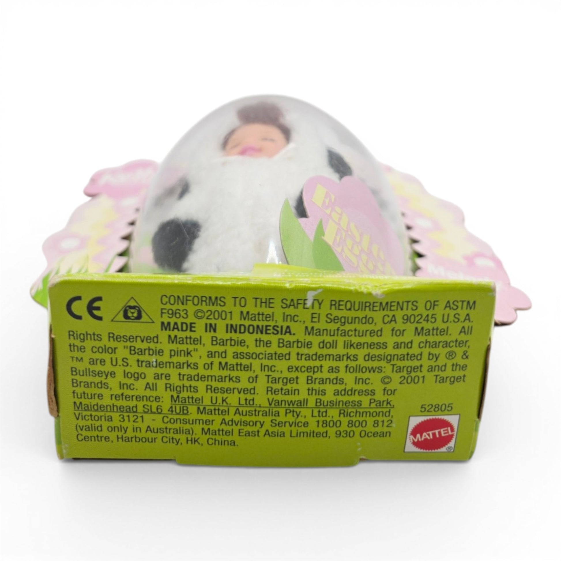 2001 Barbie Easter Eggie Melody as a Lil Lamb doll — Bottom view