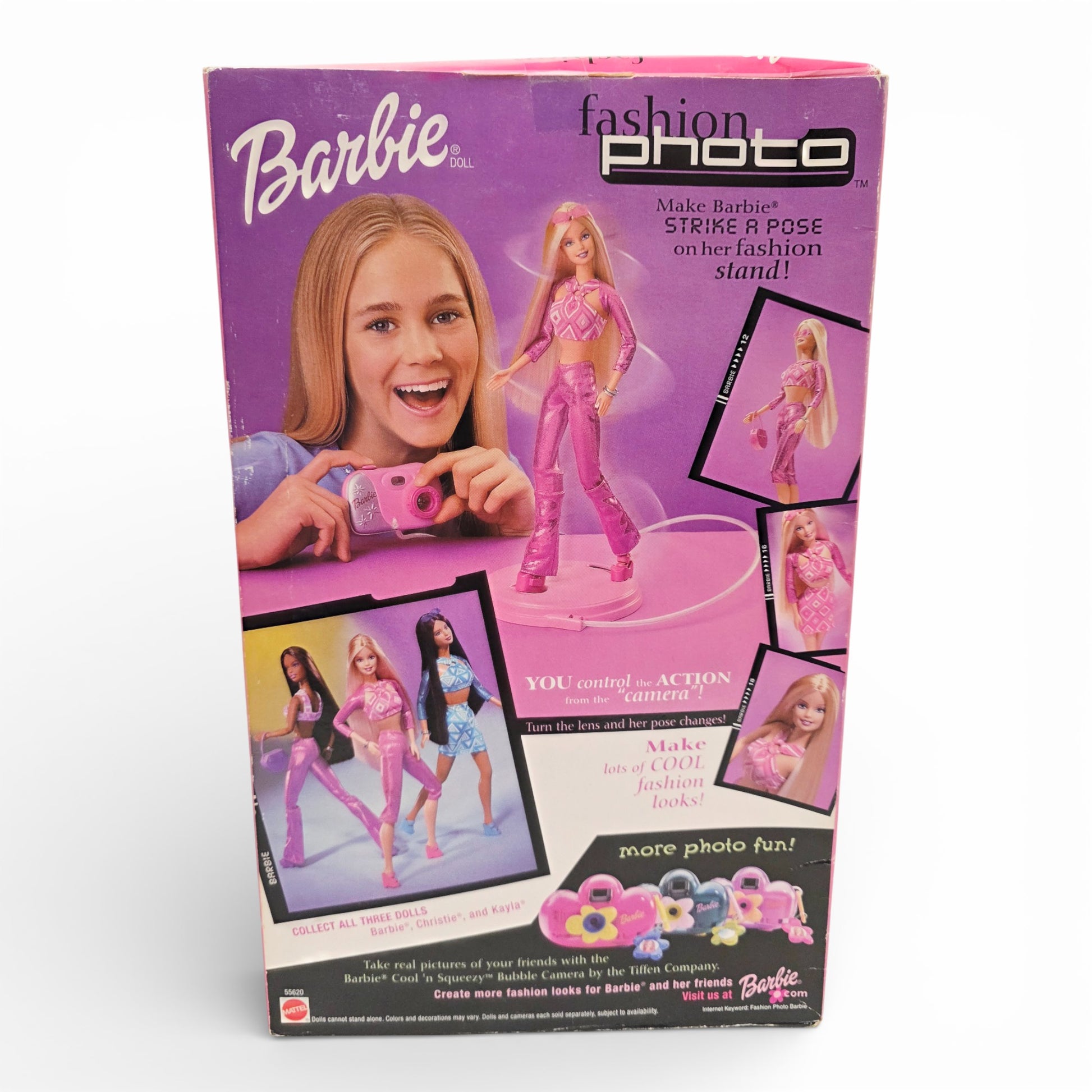 2001 Barbie Fashion Photo doll — Back view