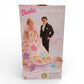 Vintage 2000s doll. Flower Surprise Barbie. Back view.