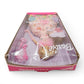 Vintage 2000s doll. Flower Surprise Barbie. Close up 1 view.