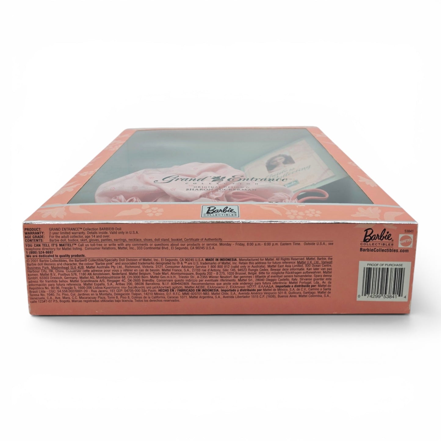 2001 Barbie Grand Entrance Collection Grand Entrance doll — Bottom view