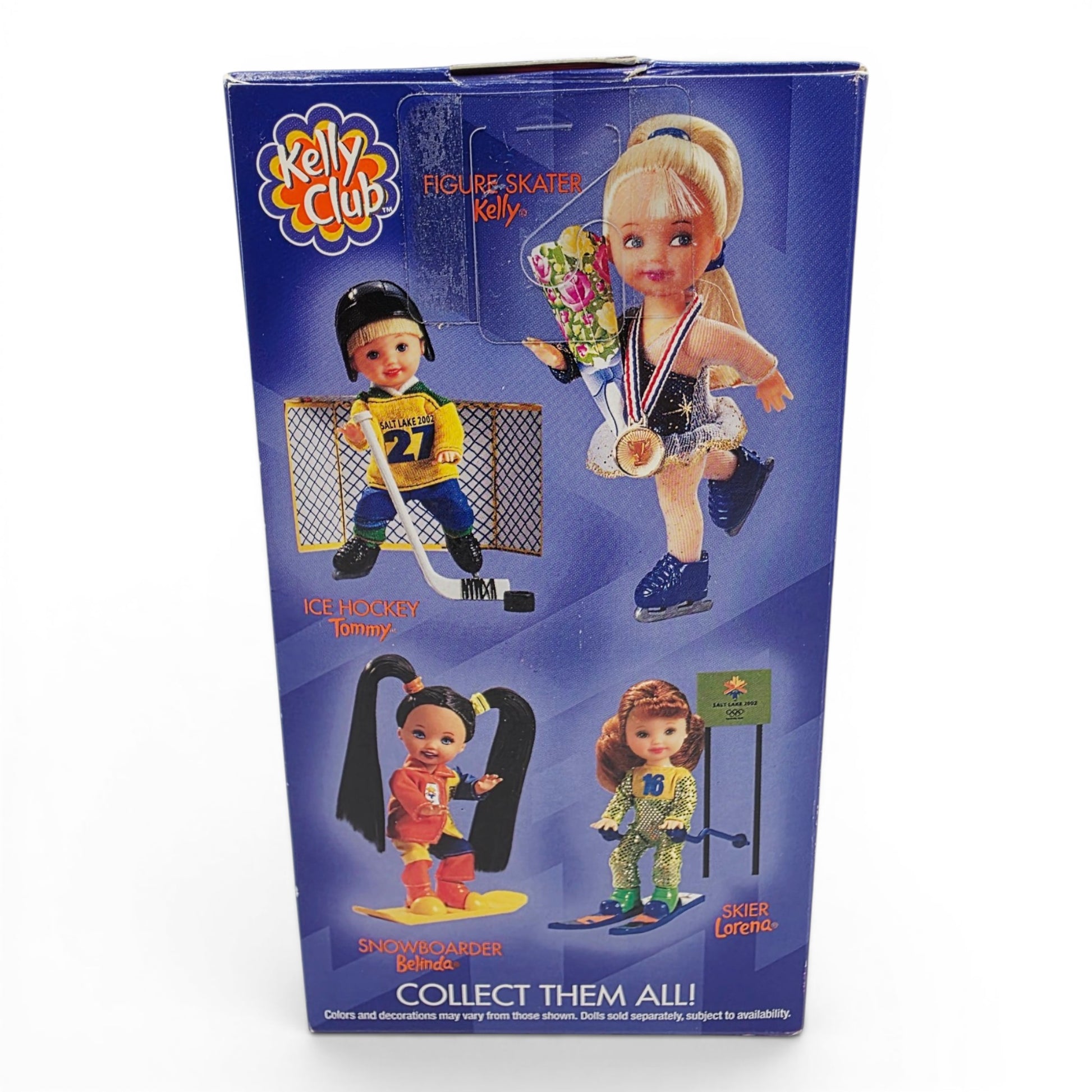 2001 Barbie Kelly Club Figure Skater Kelly doll — Back view
