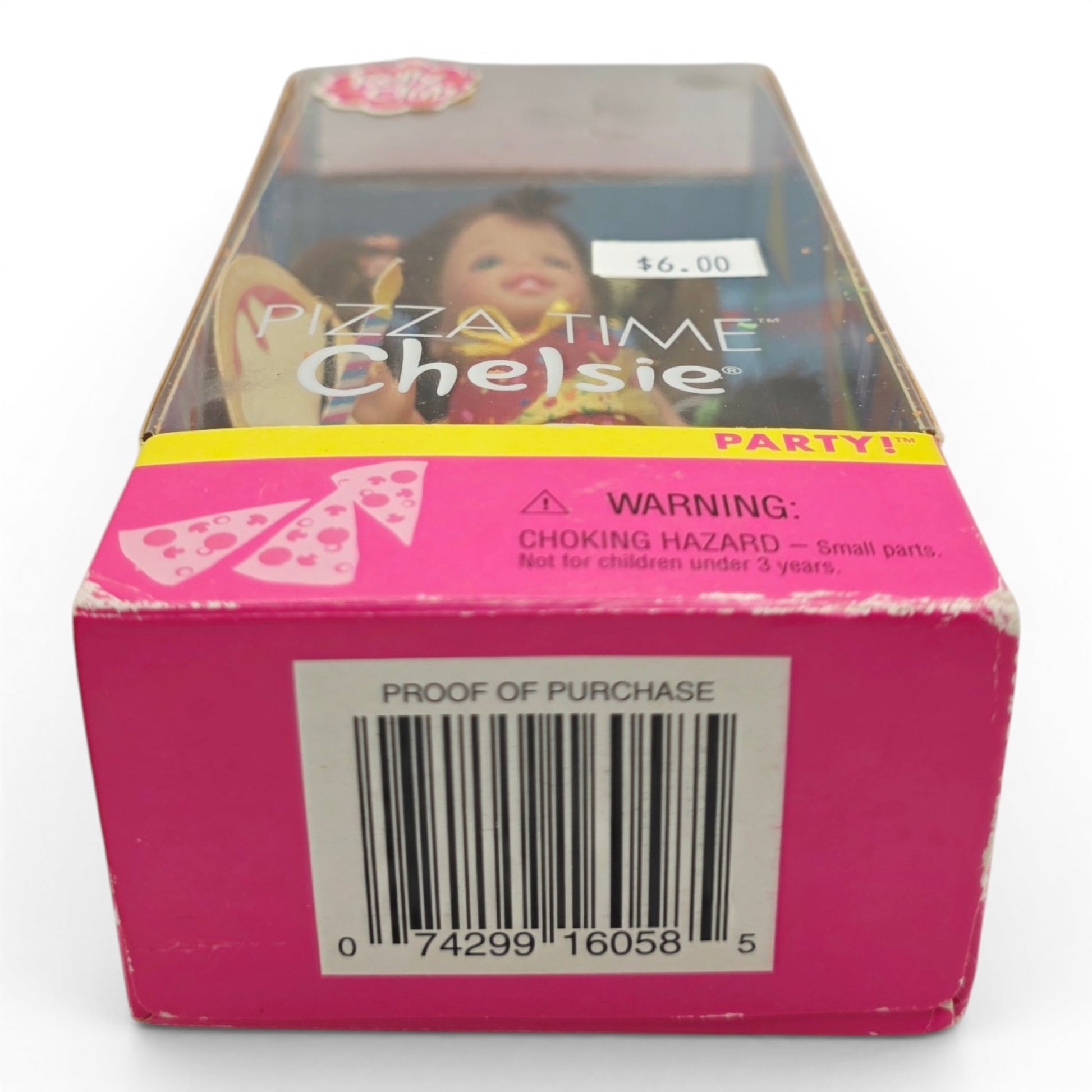 2001 Barbie Kelly Club Party Pizza Time Chelsie doll — Bottom view