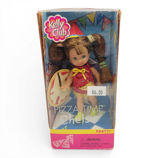 2001 Barbie Kelly Club Party Pizza Time Chelsie doll — Front view