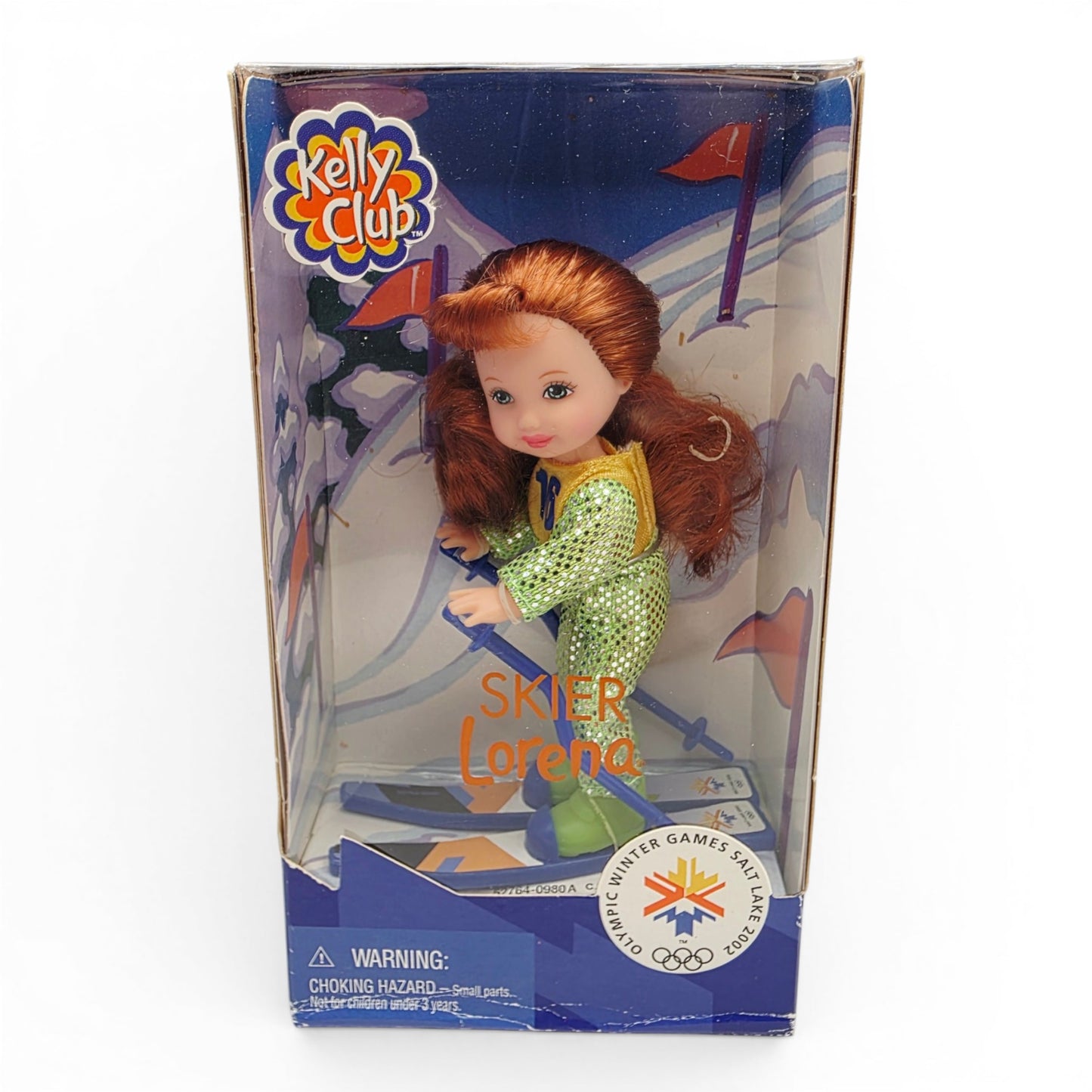 2001 Barbie Kelly Club Skier Lorena doll — Front view