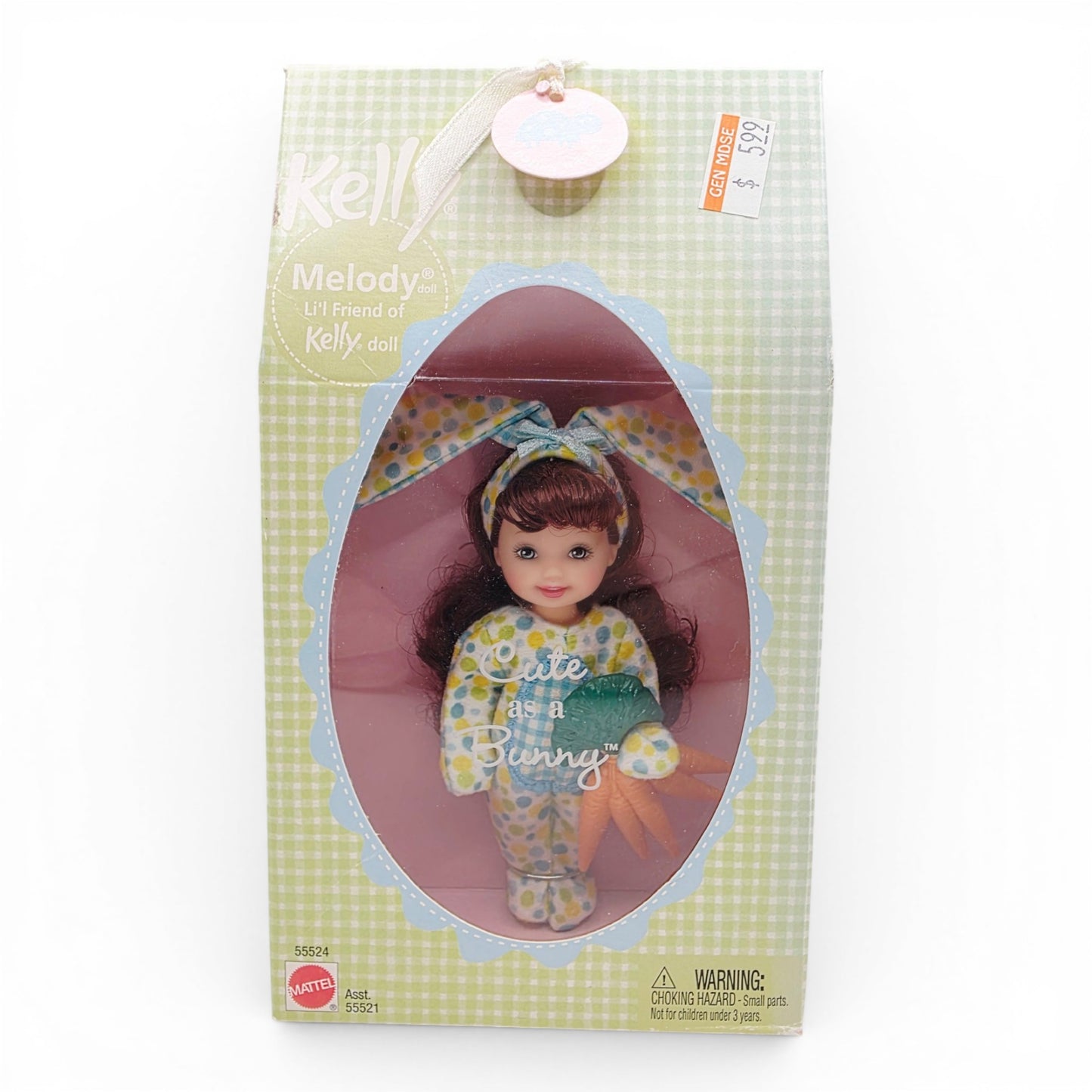 2002 Barbie Cute as a Bunny Melody doll — Front view