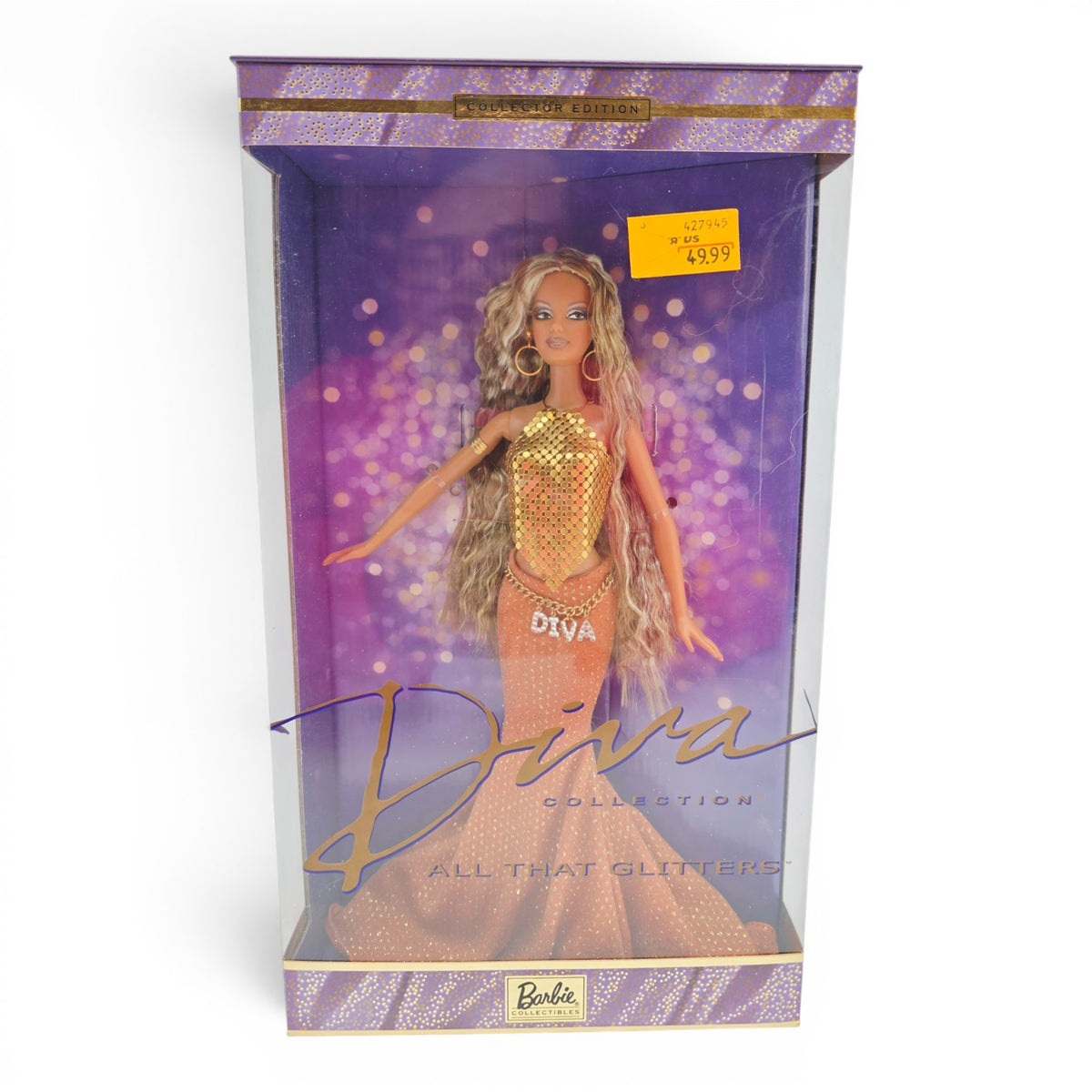 2002 Barbie Diva Collection All That Glitters Front view