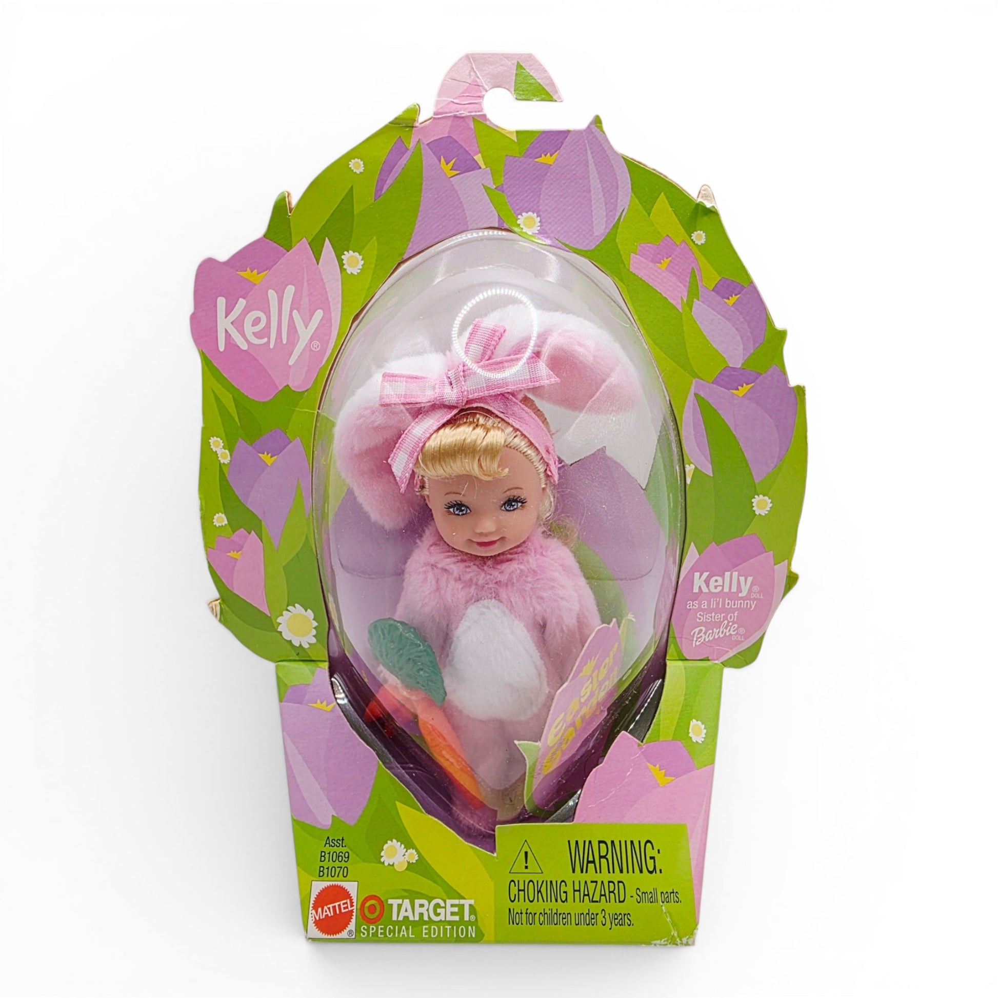 2002 Barbie Easter Garden Kelly as a Lil Bunny doll — Front view
