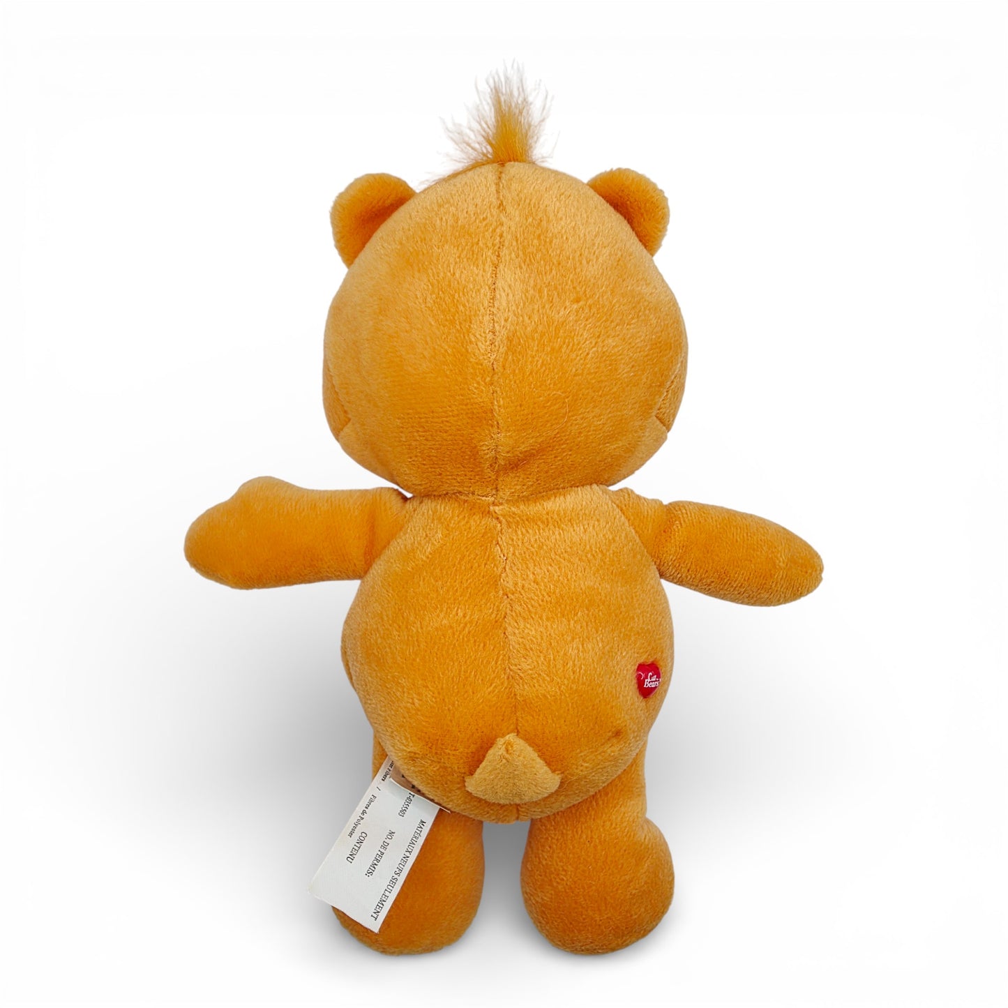 Vintage 2000s plush. Tenderheart Bear. 26cm Plush. Back view.