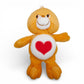 Vintage 2000s plush. Tenderheart Bear. 26cm Plush. Close up 2 view.