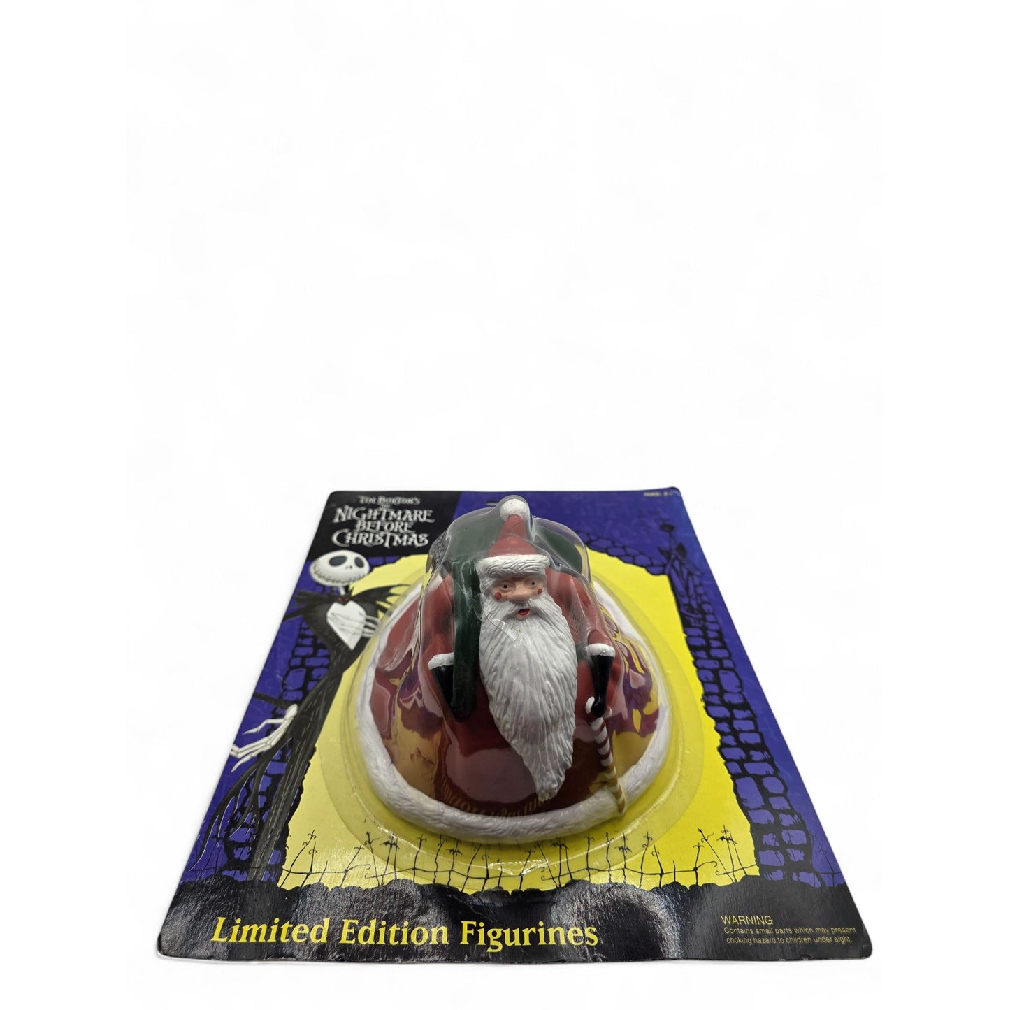Vintage 2000s small toy. Santa Claus. Massive 8"x6"x5"! Limited Edition. Bottom view.