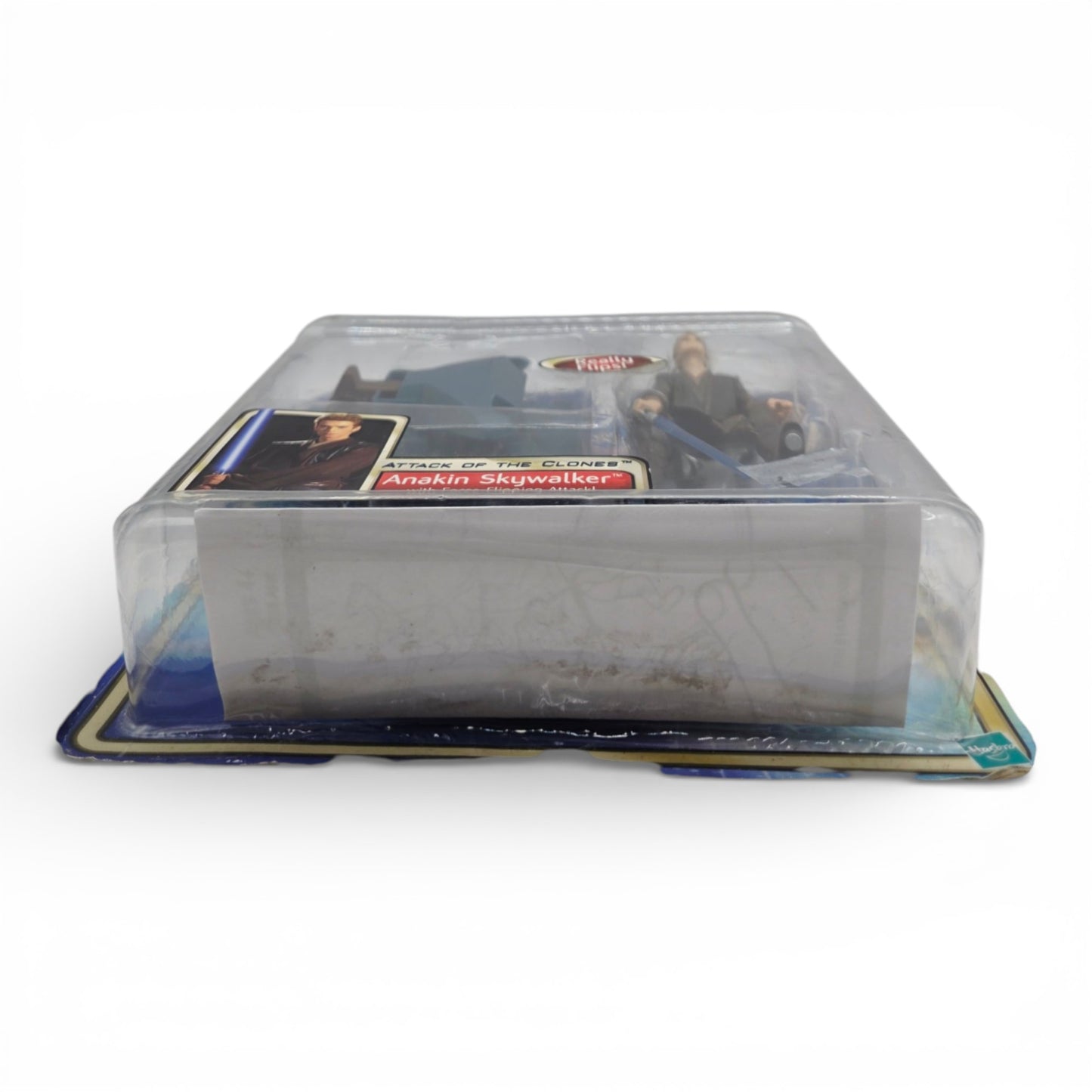 Vintage 2000s action figure playset. Attack of the Clones. Anakin Skywalker. Bottom view.