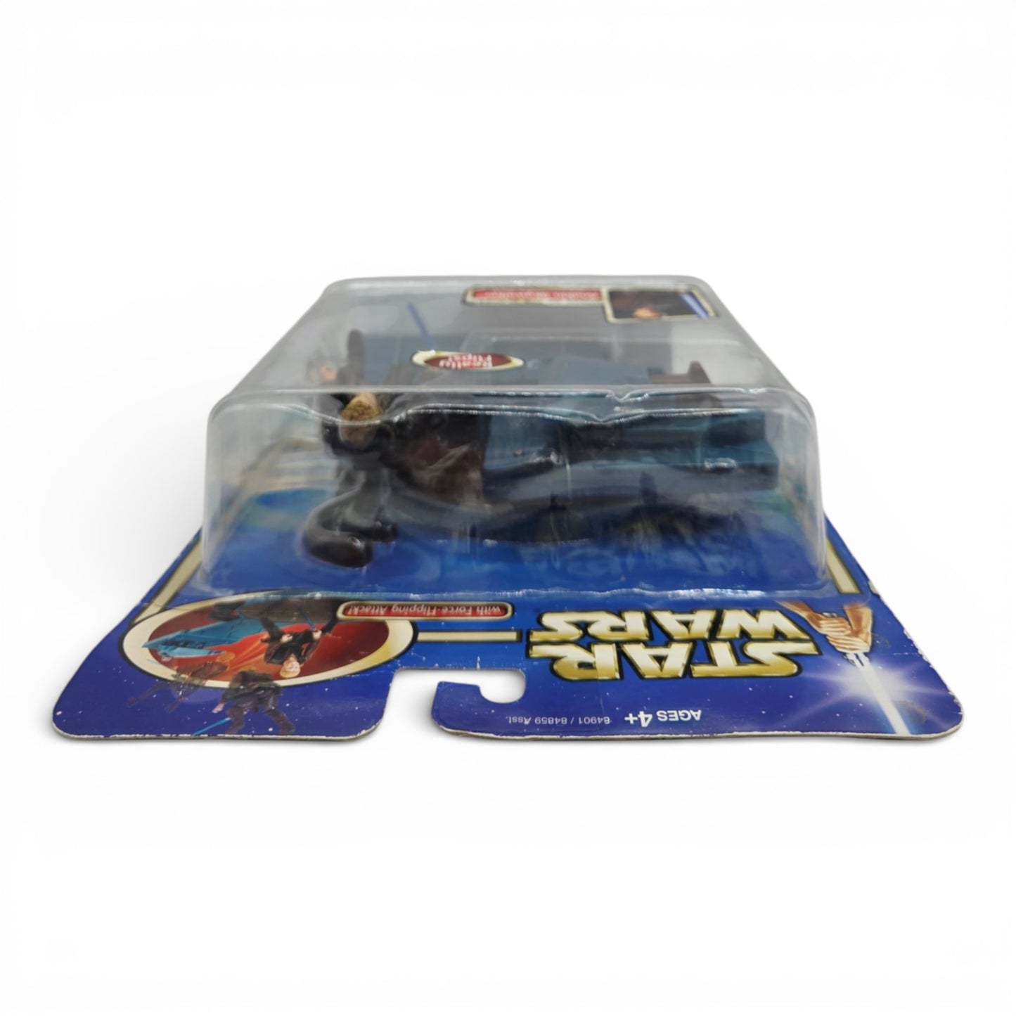 Vintage 2000s action figure playset. Attack of the Clones. Anakin Skywalker. Top view.