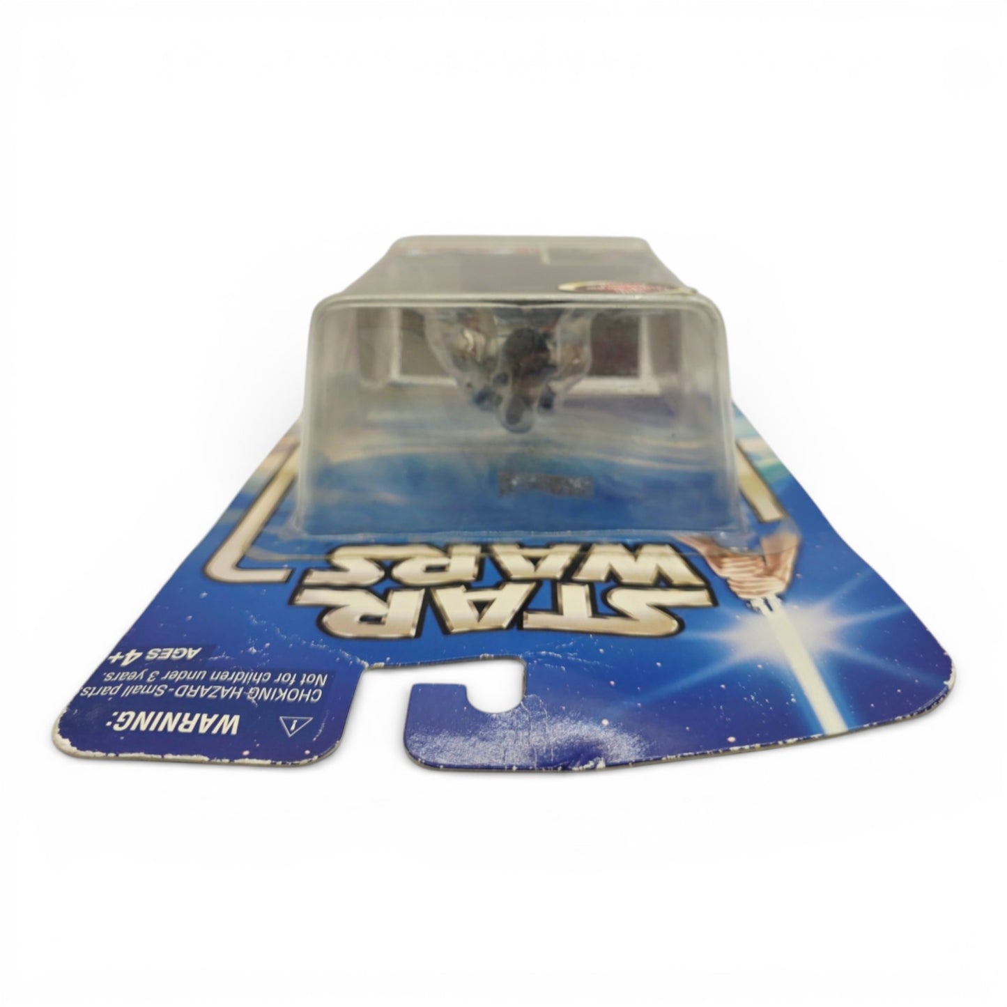 Vintage 2000s action figure. Attack of the Clones. Jango Fett. 3.75". Top view.