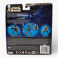 Vintage 2000s action figure playset. Attack of the Clones. Jango Fett. Back view.