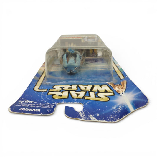 Vintage 2000s action figure. Attack of the Clones. Orn Free Taa. 3.75". Top view.
