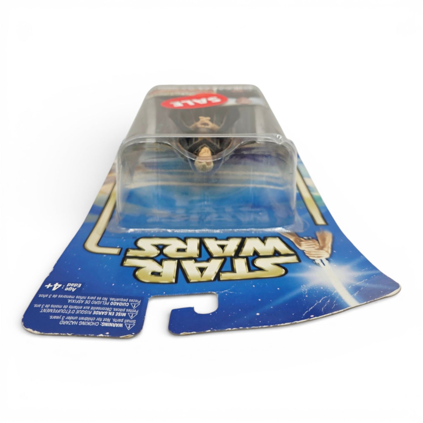 Vintage 2000s action figure. Attack of the Clones. Supreme Chancellor Palpatine. 3.75". Top view.