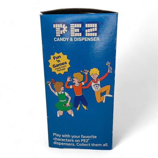 Vintage 2000s small toy. Star Wars Episode II – PEZ Candy Dispenser Box Set. 12 Dispensers!. Left view.