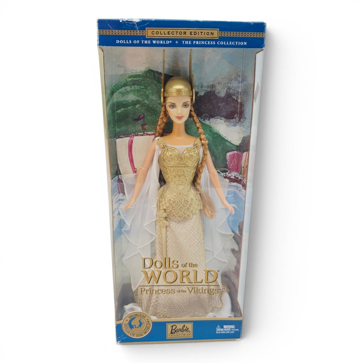2003 Barbie Dolls of the World - The Princess Collection Princess of the Vikings doll — Front view
