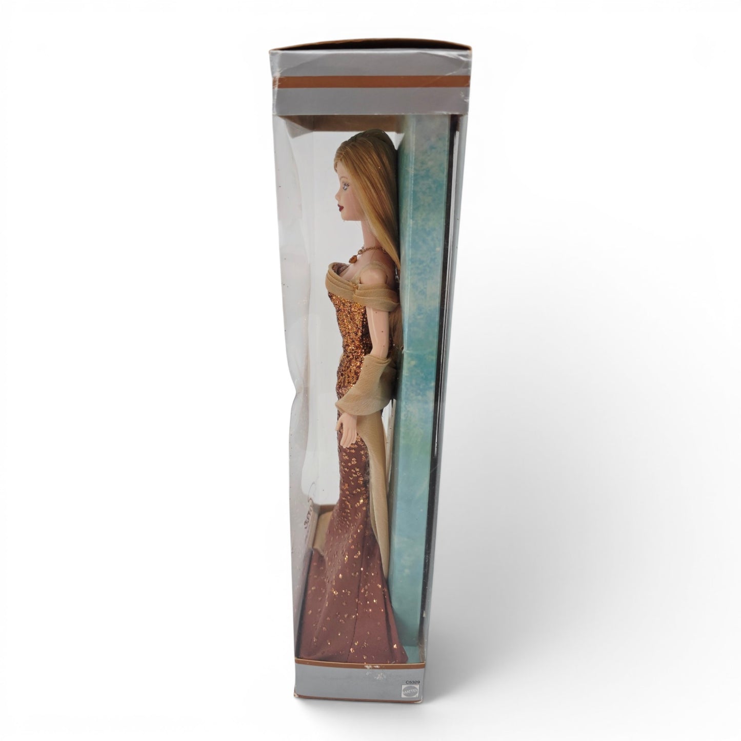 2003 Barbie The Birthstone Collection November Topaz doll — Right side