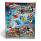 Vintage 2000s action figure playset. Ninja Storm. Storm Megazord. Back view.