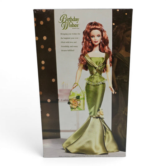2004 Barbie Birthday Wishes Redhead Back view