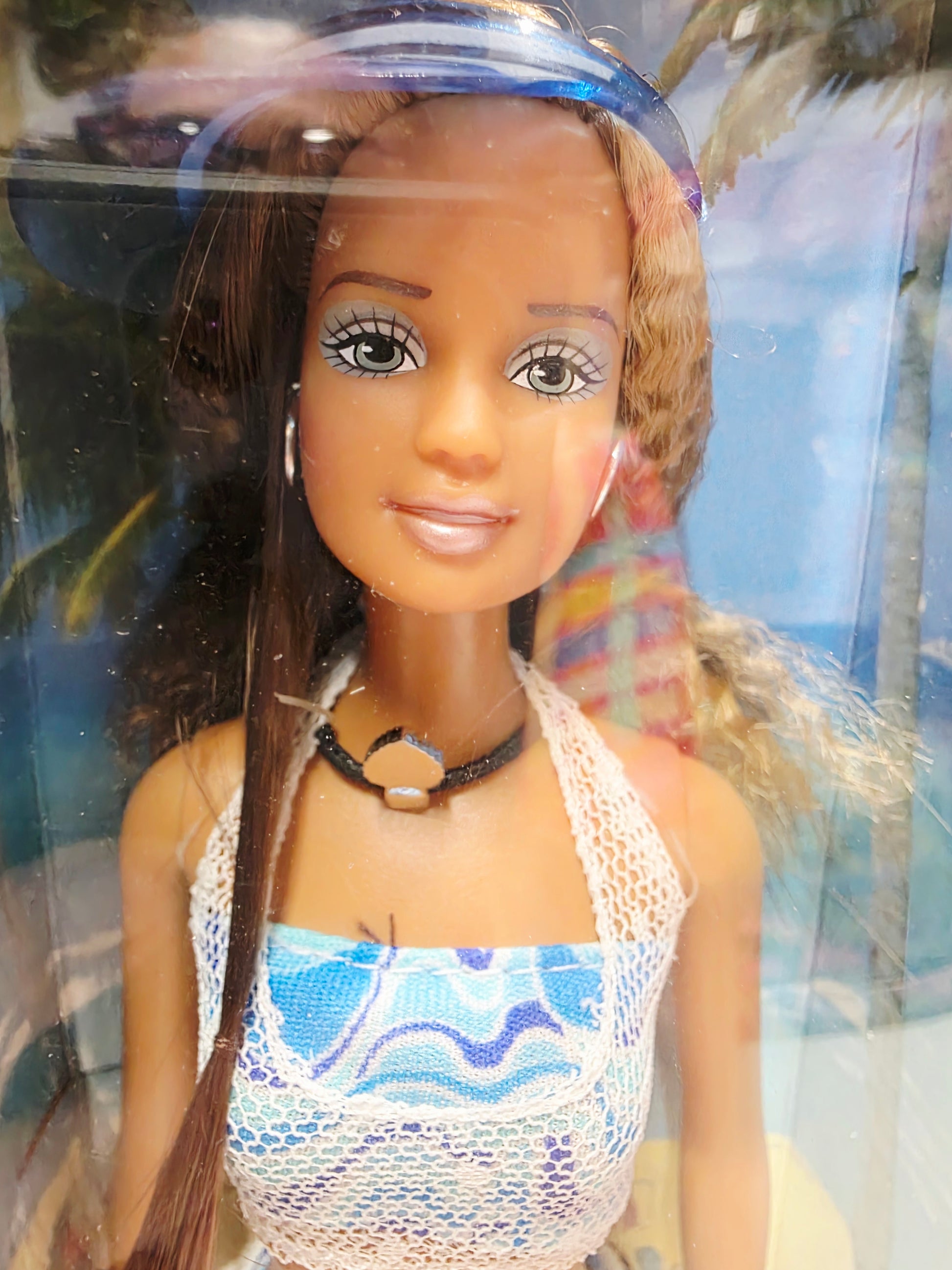 Vintage 2000s doll. California Girl Teresa. Face view.