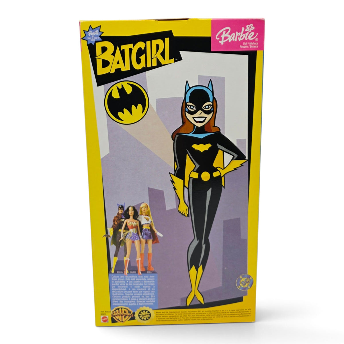 2004 Barbie DC Comics Batgirl Back view