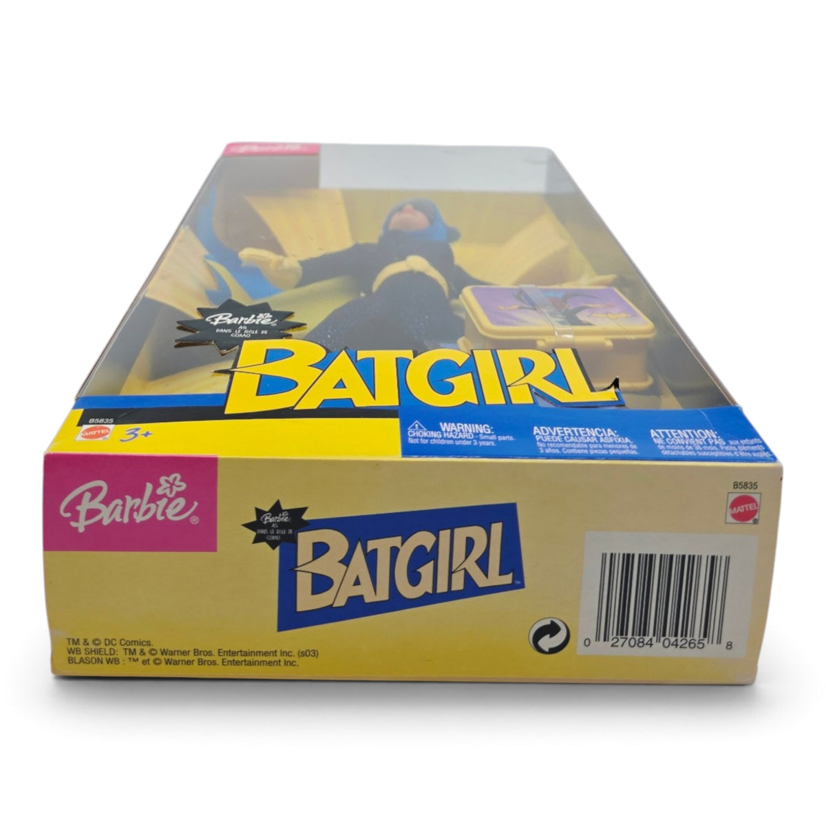 2004 Barbie DC Comics Batgirl Bottom view