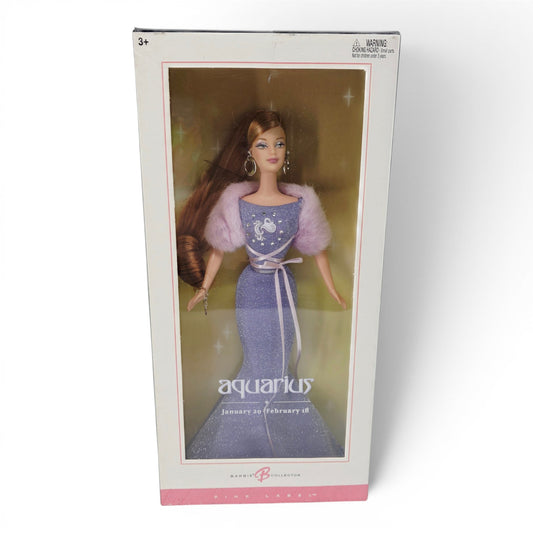 2004 Barbie Zodiac Collection - Pink Label Aquarius doll — Front view