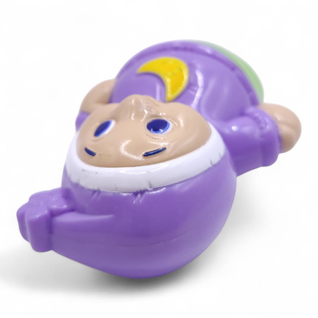 Vintage 2000s small toy. Glo Worm (Wendy's). Exclusive Wendy's Release 2.5". Top view.