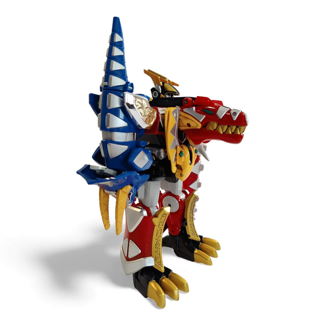 Vintage 2000s action figure playset. Dino Thunder. Deluxe Thundersaurus Megazord. Rare. Close up 5 view.