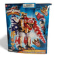 Vintage 2000s action figure playset. Dino Thunder. Deluxe Thundersaurus Megazord. Rare. Front view.