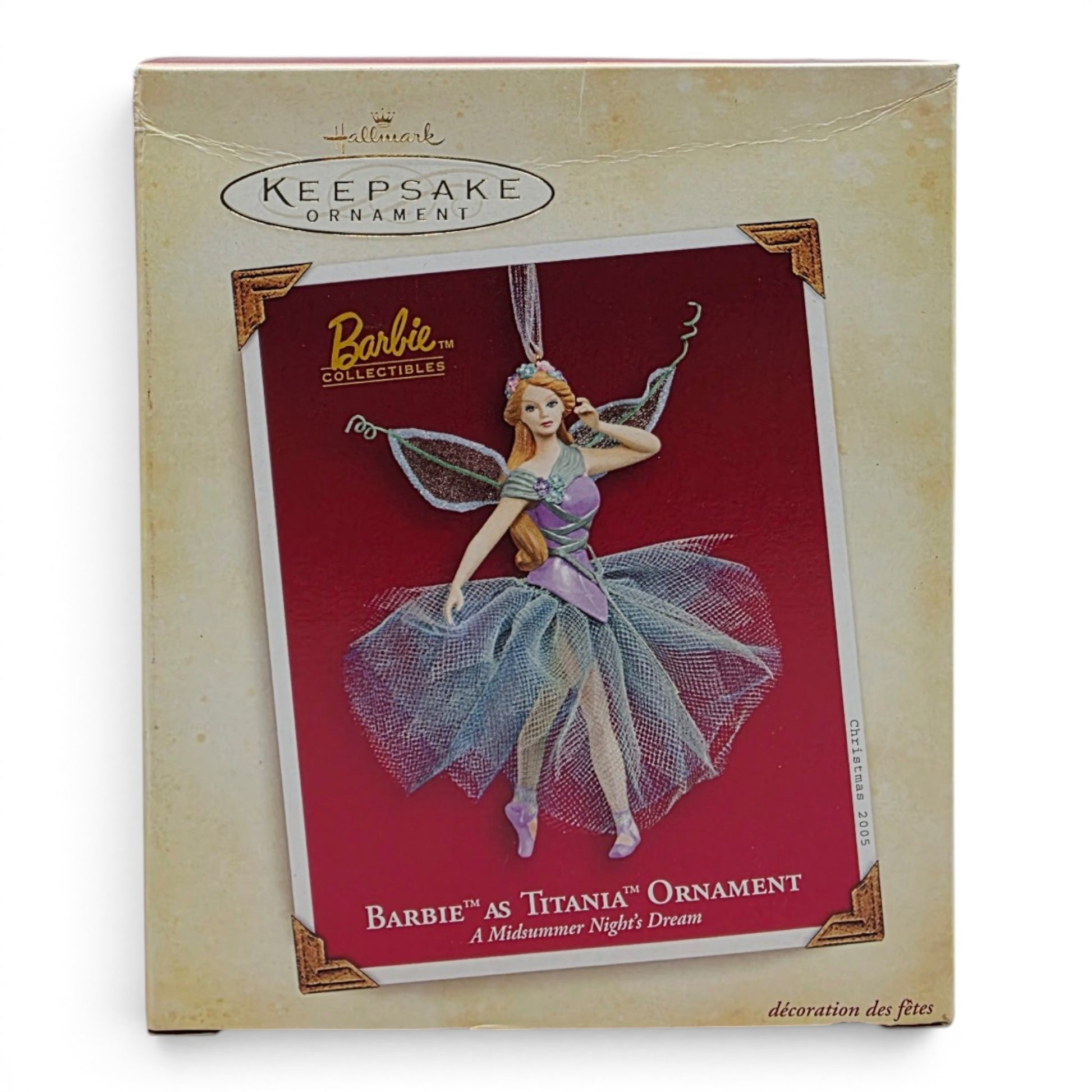 2005 Barbie A Midsummer Night's Dream Ornament Titania home decor — Front view