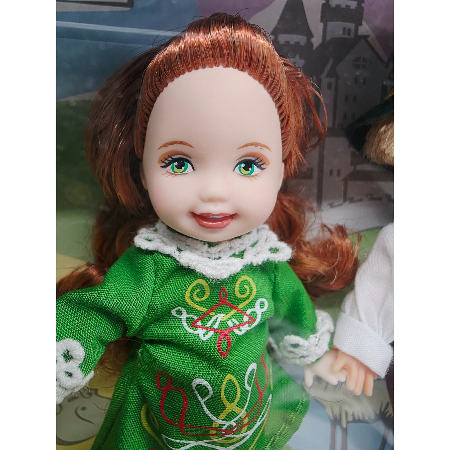 2005 Barbie Dolls of the World 25th Anniversary Ireland, Germany, France doll giftset — Face close-up