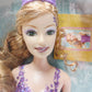 Vintage 2000s doll. Princess Collection. Princess & the Pea Barbie. Face view.