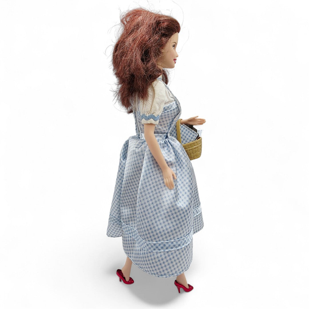 Vintage 2000s doll. Wizard of Oz. Dorothy. Pink Label Barbie. Right view.