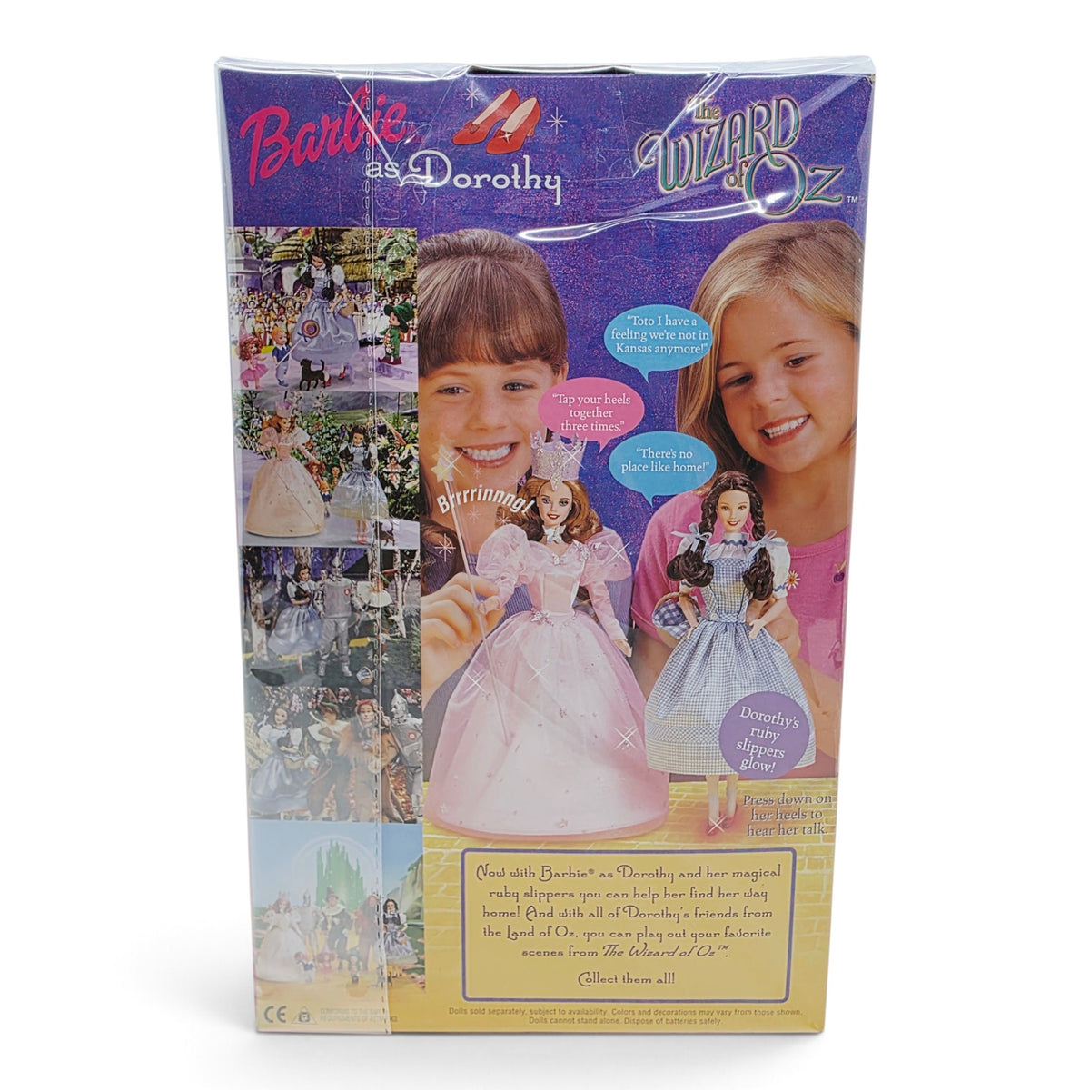 2006 Barbie Wizard of Oz Pink Label Dorothy Back view