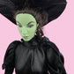 Vintage 2000s doll. Wizard of Oz. Wicked Witch. Pink Label Barbie. Face view.