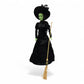 Vintage 2000s doll. Wizard of Oz. Wicked Witch. Pink Label Barbie. Front view.