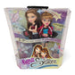 Vintage 2000s doll. Bratz Sisterz. Big Sister Lilani & Little Sister Kiani - Rare. Front view.