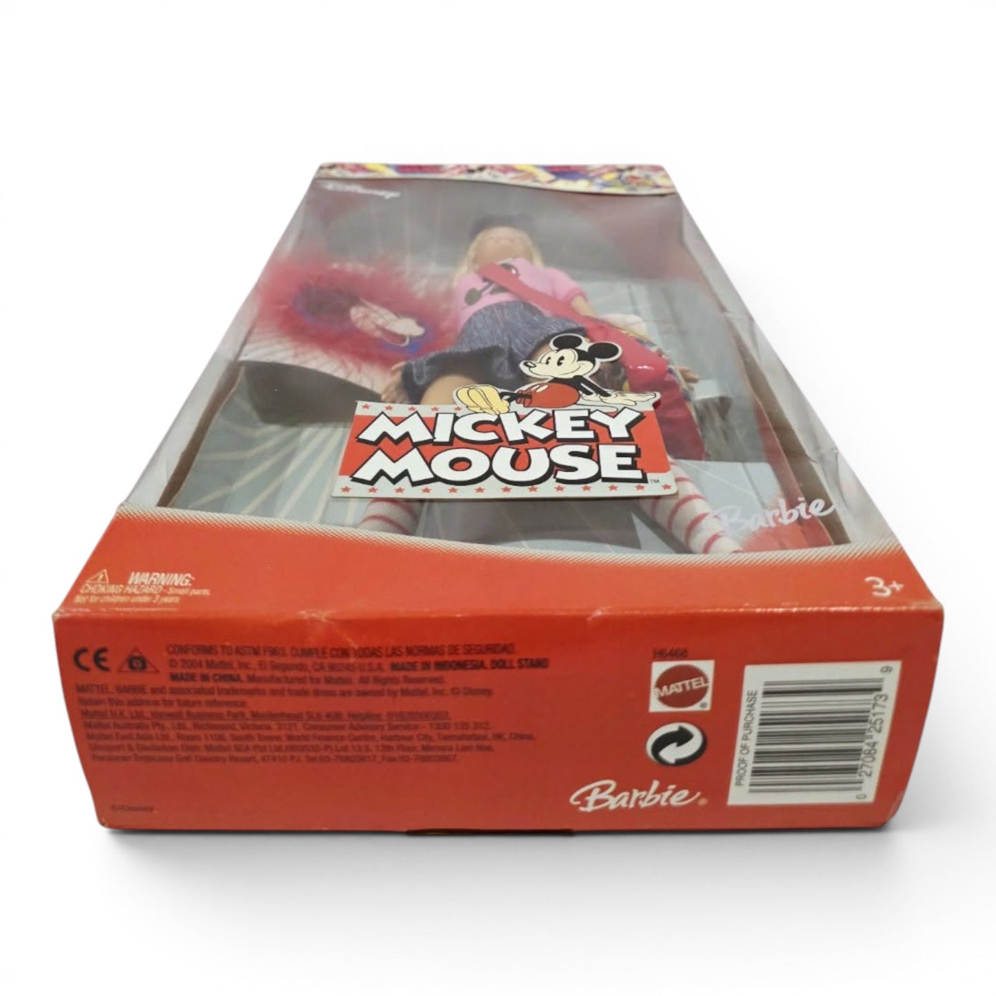 2006 Disney Mickey Mouse doll — Bottom view