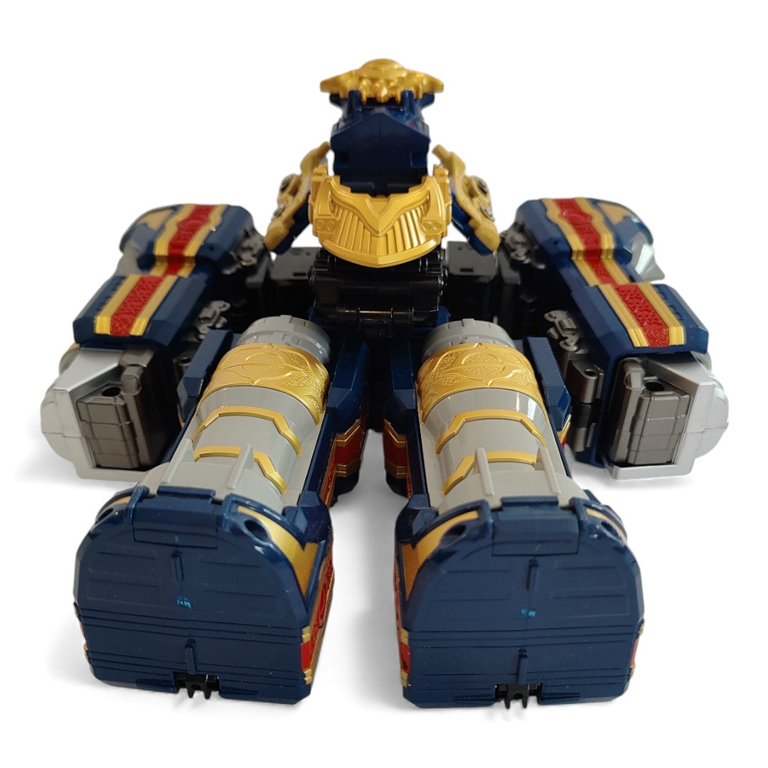 Vintage 2000s action figure playset. Mystic Force. Solar Streak Megazord. Rare. Close up 7 view.