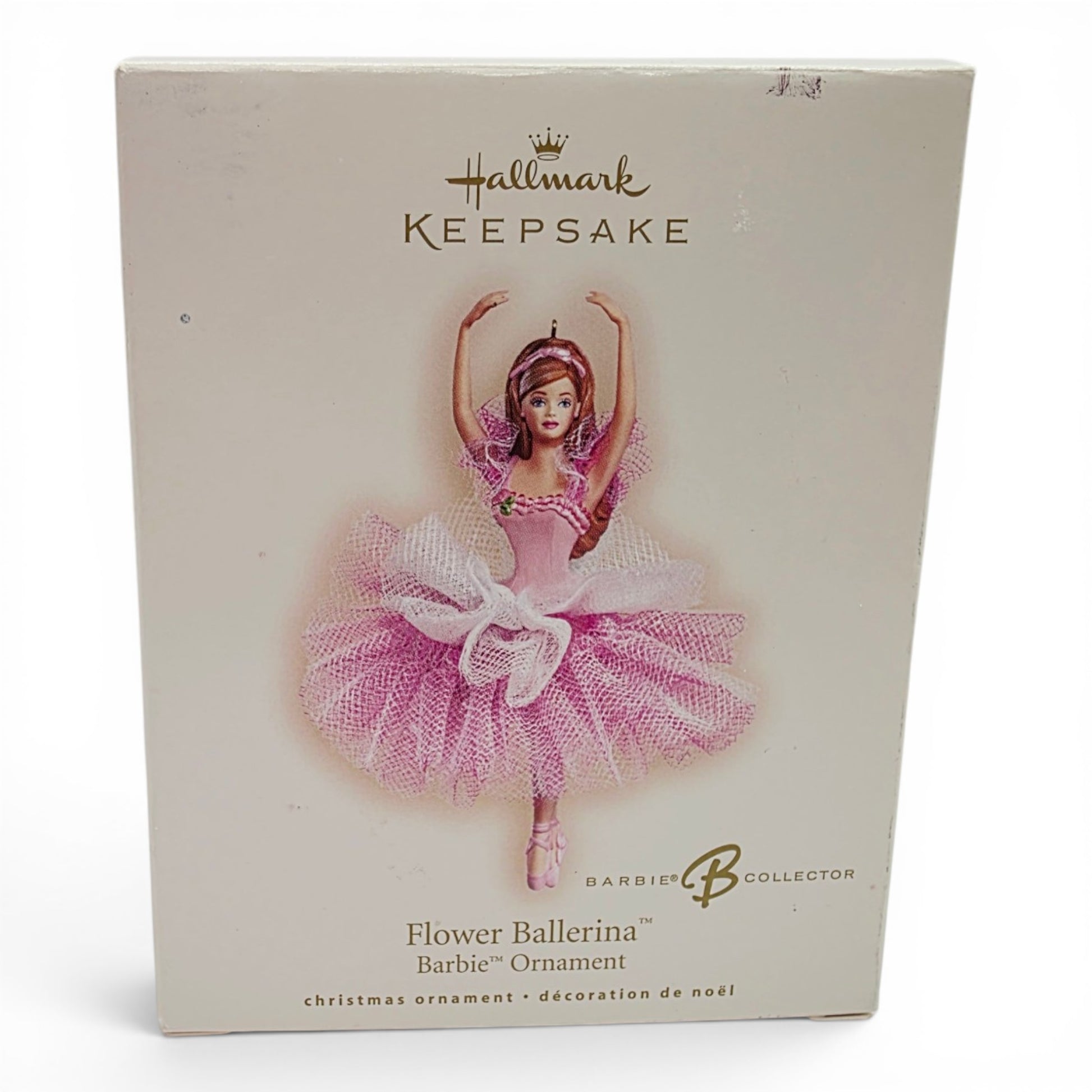 2007 Barbie Flower Ballerina Ornament home decor — Front view